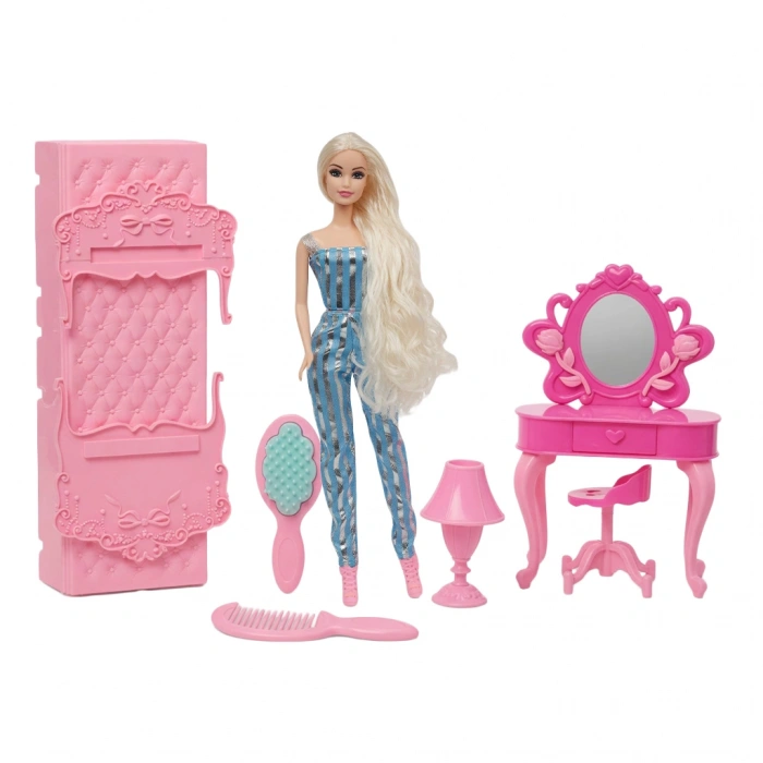 OYDAŞ 02469 KUTULU CİNDY YATAKLI MAKYAJ MASALI SET (10)