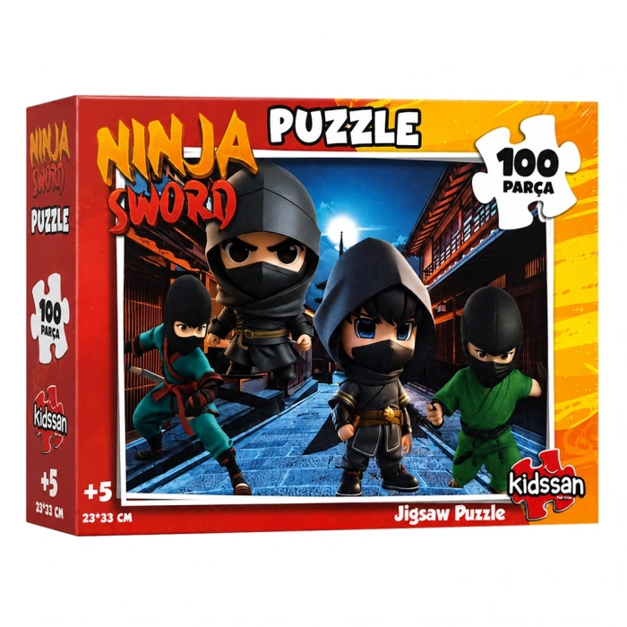 TOYSAN KDS-3205 100 PARÇA PUZZLE TASLAMA KUTU
