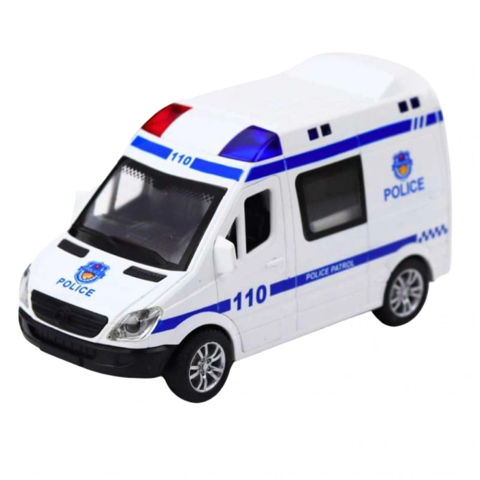 TÜLİN 7737 AMBULANS-POLİS SÜRTMELİ SESLİ IŞIKLI KAPILARI AÇILAN ARABA