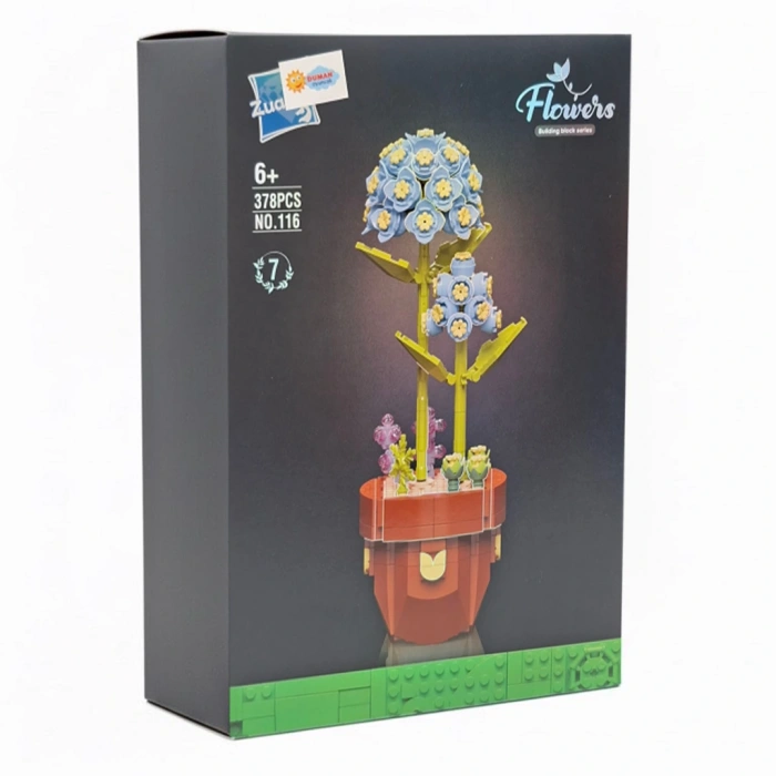 AKÇİÇEK 116 KUTUDA SAKSILI LEGO ÇİÇEKLER