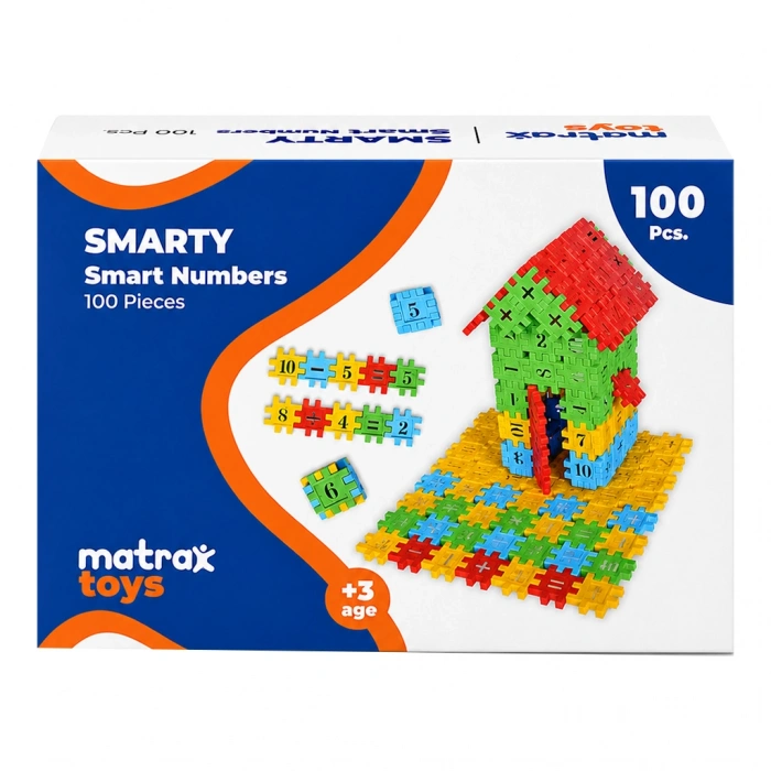 AKÇİÇEK 182 100 PARÇA SMARTY-AKILLI SAYILAR