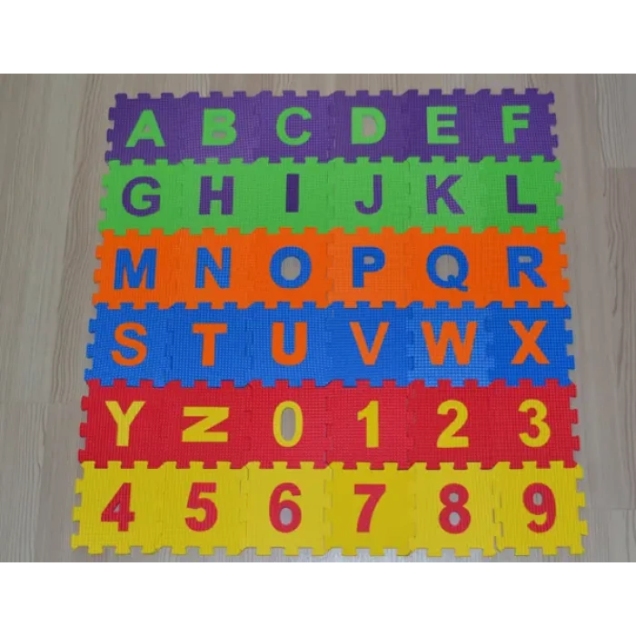 AKÇİÇEK 318 EVA PUZZLE 12*12CM*7MM HARFLER VE SAYILAR