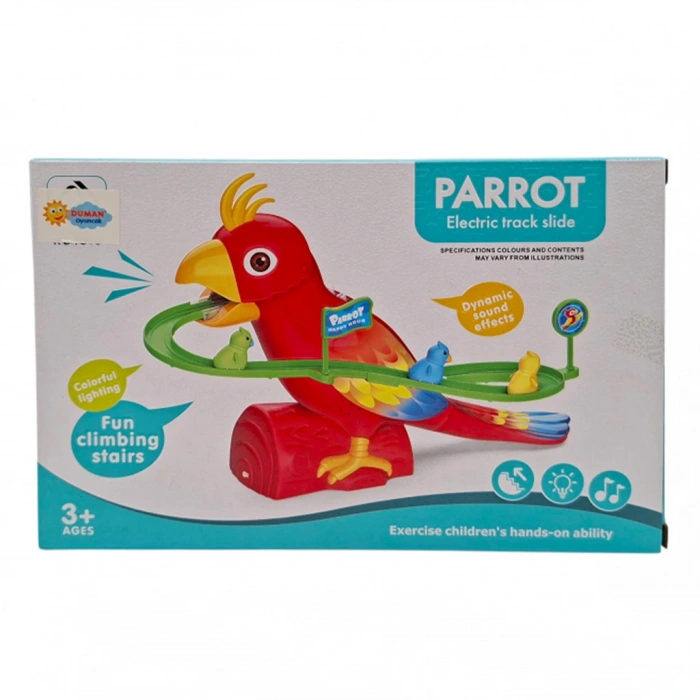 AKÇİÇEK 6020 PİLLİ KAYDIRAK PAPAĞAN MÜZİKLİ