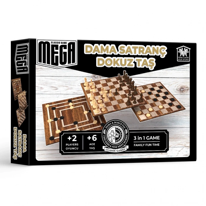 ALTUNS 98010 DAMA SATRANÇ 3 TAŞ