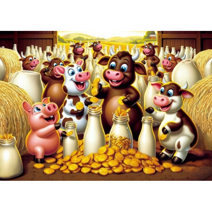 ART PUZZLE 35041  SÜT HAZİNESİ - 25 PARÇA