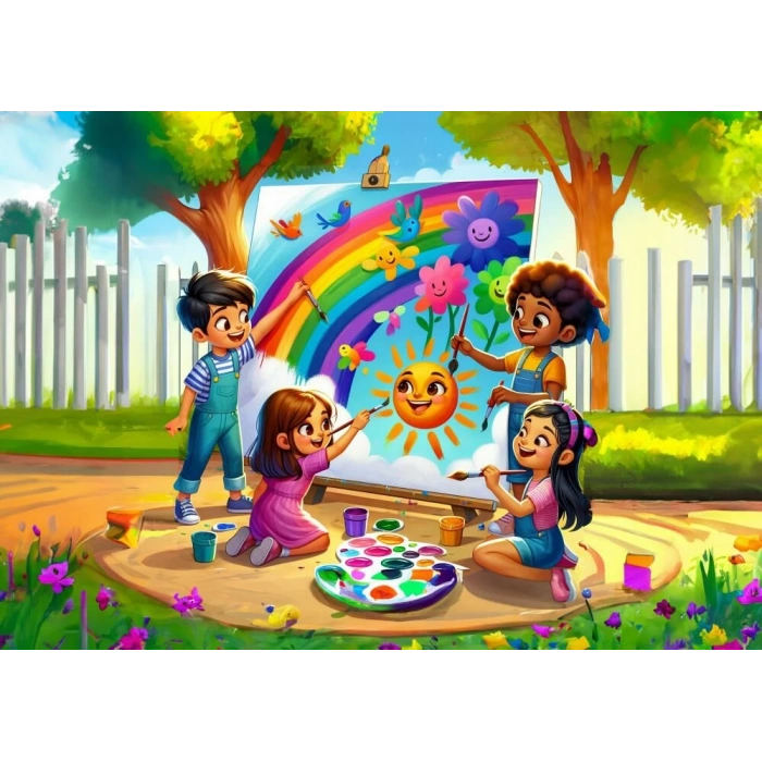 ART PUZZLE 35327  MİNİK RESSAMLAR - 50 PARÇA