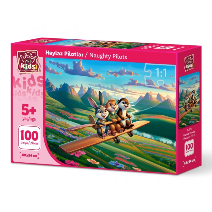 ART PUZZLE 35409  HAYLAZ PİLOTLAR - 100 PARÇA