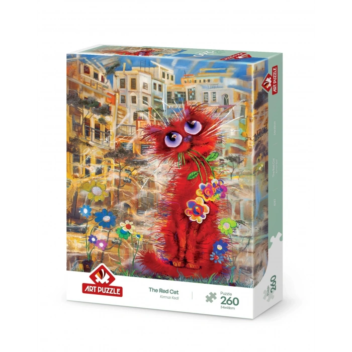 ART PUZZLE 4582 KIRMIZI KEDİ 260 PARÇA