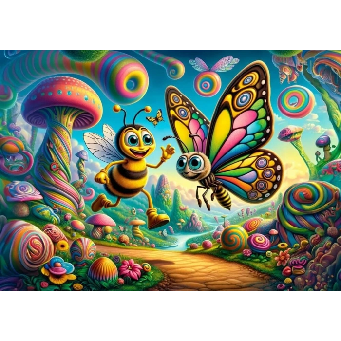 ART PUZZLE 35323 RENKLİ KANATLAR