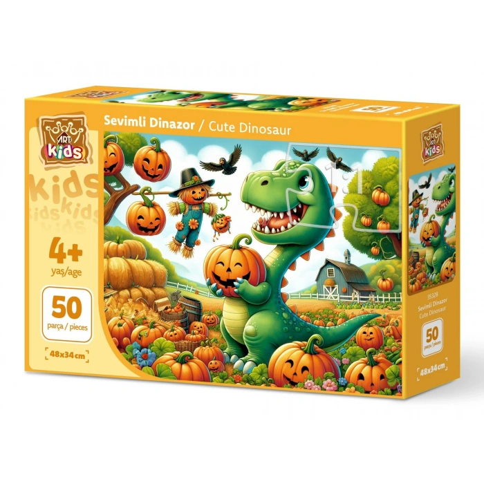 ART PUZZLE 35328 SEVİMLİ DİNAZOR-50 PARÇA