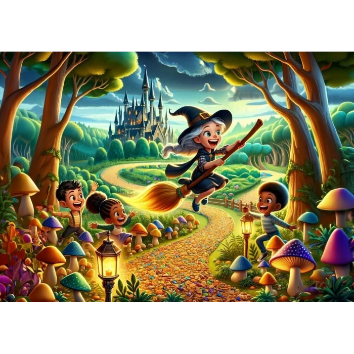 ART PUZZLE 35412 SEVİMLİ CADI -100 PARÇA