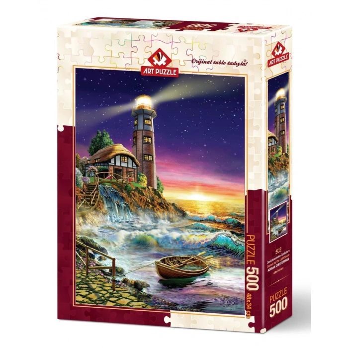 ART PUZZLE 4210 DENİZFENERİNDEN GÜNBATIMI - 500 PARÇA