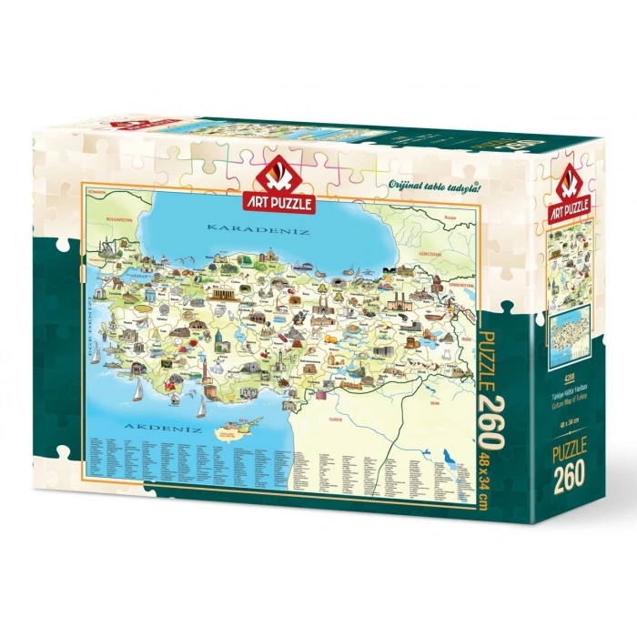 ART PUZZLE 4288 TÜRKİYE KÜLTÜR HARİTASI - 260 PARÇA