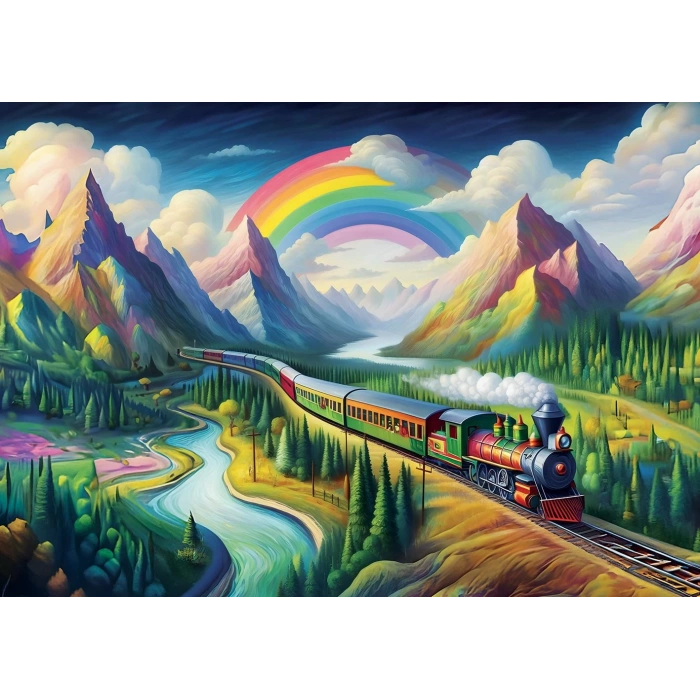 ART PUZZLE 5035 GÖKKUŞAĞI EKSPRESİ -260 PARÇA