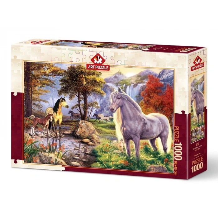 ART PUZZLE 5215 SAKLI ATLAR -1000 PARÇA