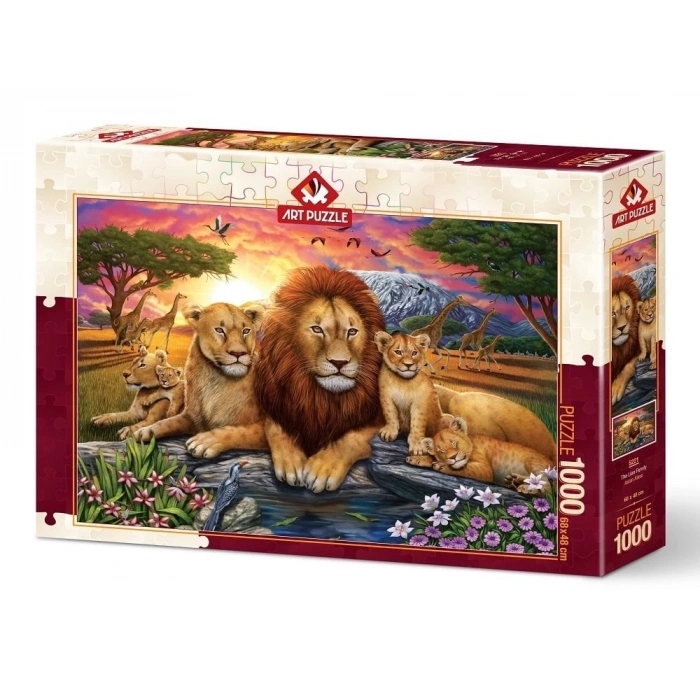ART PUZZLE 5221 ASLAN AİLESİ -1000 PARÇA