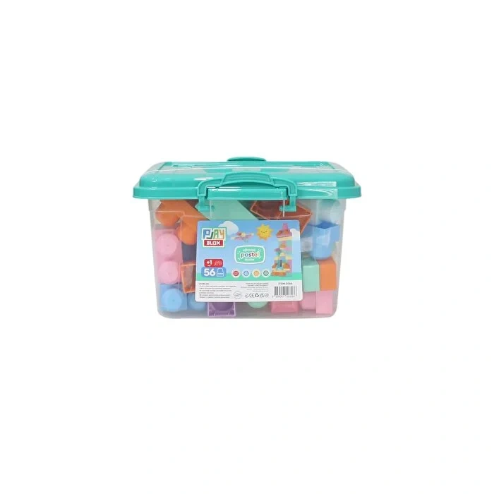 ASYA 3066 PLABLOX PASTEL 56 PCS BUCKET (12)