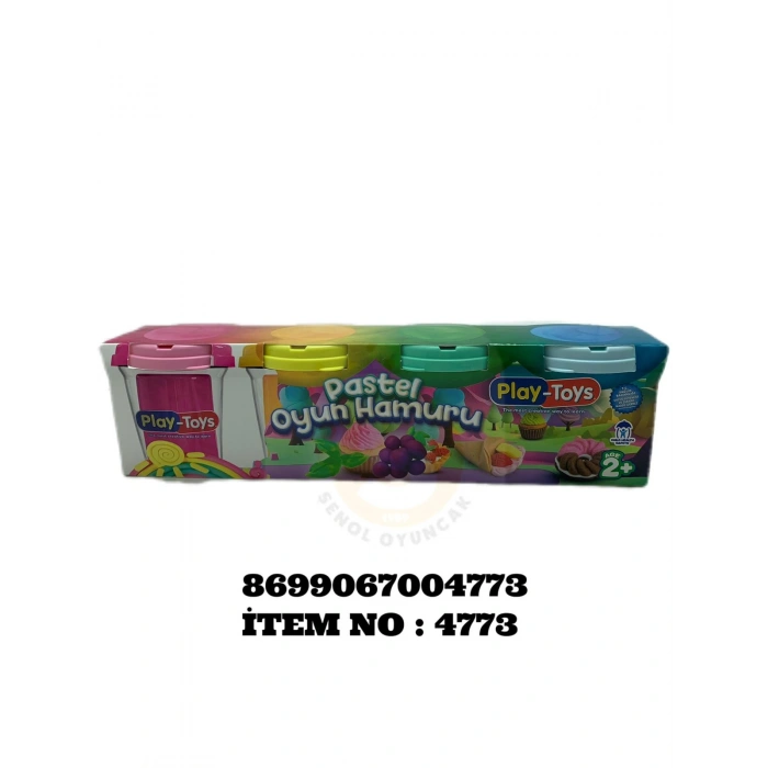 ASYA 4773 PLAYTOYS PASTEL PLAYDOUGH (24)