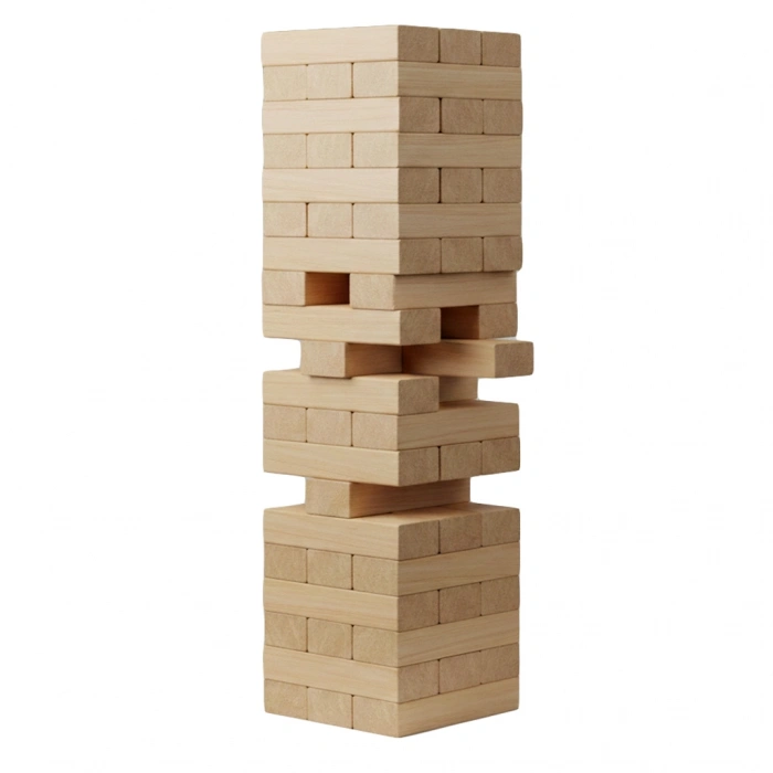 ASYA ANT710 ANT BLOCK 54 PARÇA AHŞAP JENGA