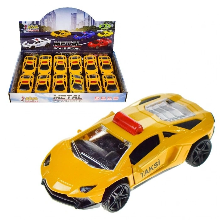 ASYA ILK-002 KT. DİSPLAY METAL TAKSİ 1/30 TAKSİ (120)