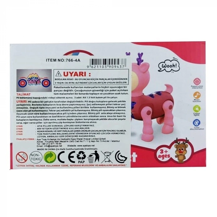 AYA TOYS AYA-766-4A ELECTRIC CUTE PET (DEER) W/MUSIC, LIGHT