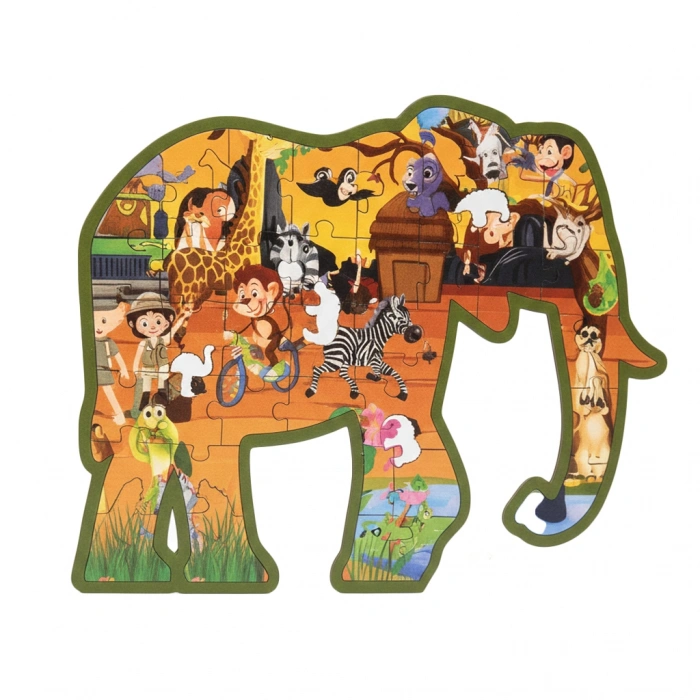 BEE SMART BS5778 AHŞAP PUZZLE SAFARİ (24)