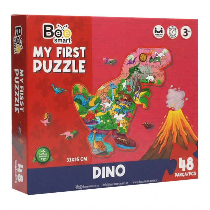 BEE SMART BS5783 AHŞAP PUZZLE DİNAZOR (24)