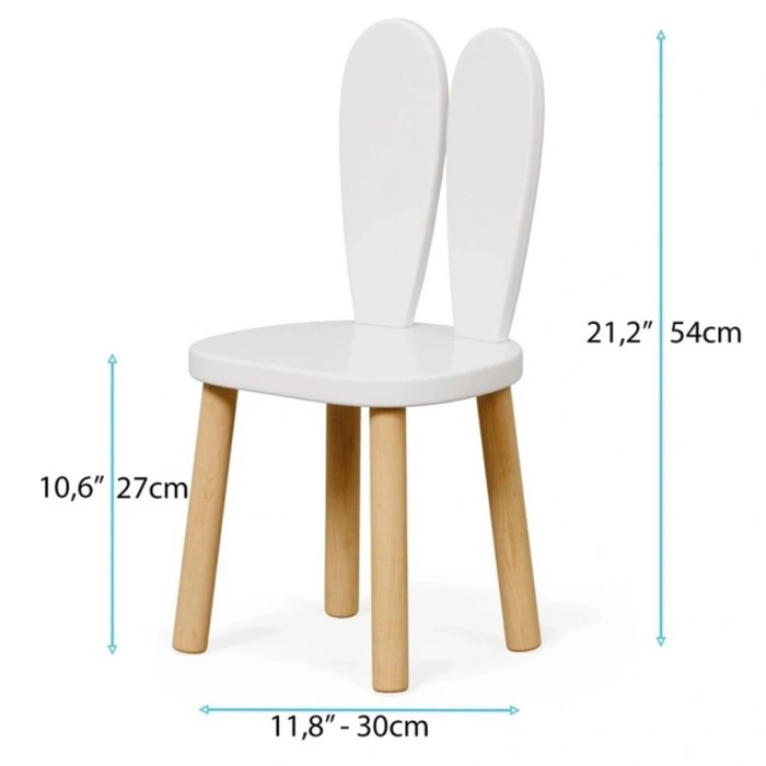 BEE SMART MS11-C TEKLİ SANDALYE BEYAZ (1)