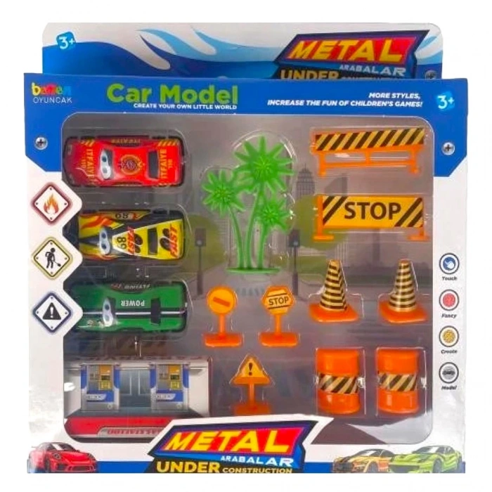 BEREN BRN-2315 KUTULU METAL TRAFİK SETİ (72)