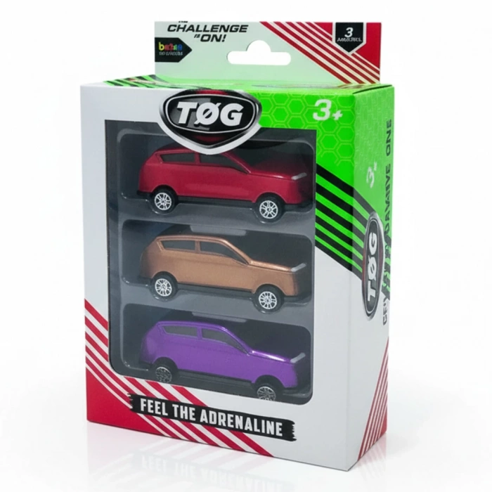 BEREN BRN-2457 METAL ARABA 3 LÜ TQG-144 LÜ