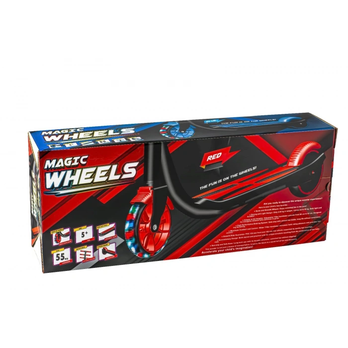 BEREN BRN-2542 IŞIKLI 2 TEKER SCOOTER PEMBE (8)