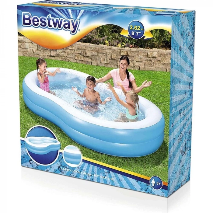 BESTWAY BW54117 HAVUZ OVAL RENKLİ 262*157 CM (3)
