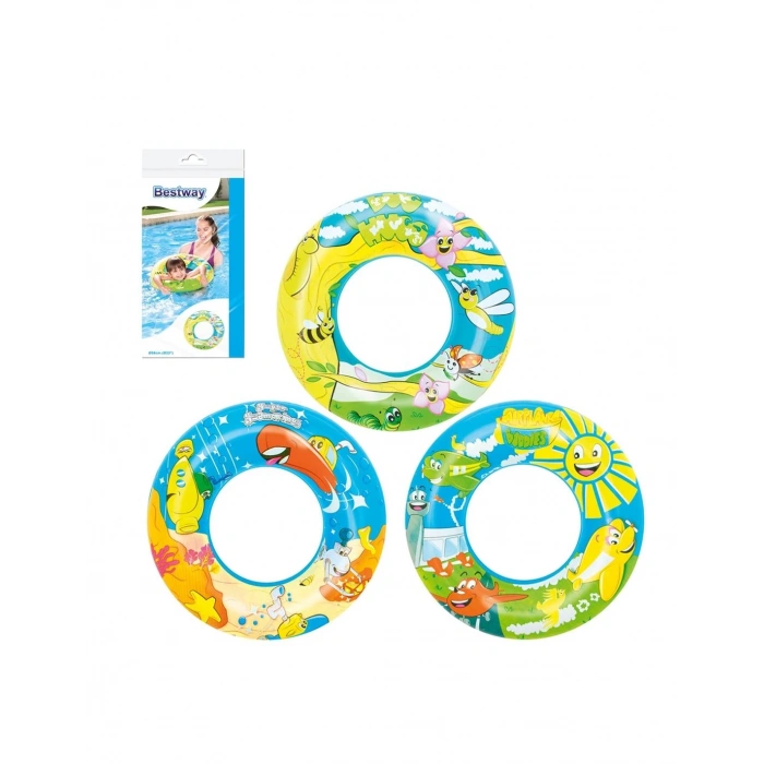 BESTWAY BW6013 SİMİT NO :2 DENİZ DÜNYASI 56 CM 3 ASS (36)