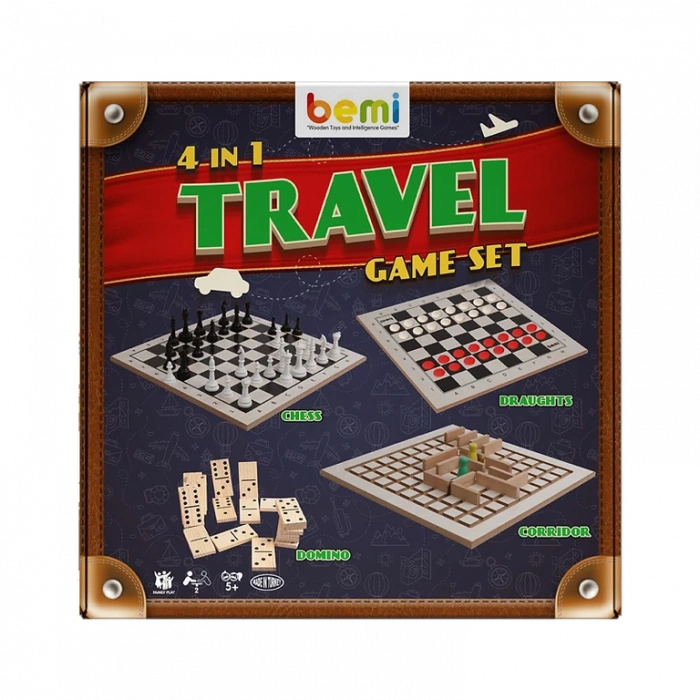 BİFİKİR 0244 SEYAHAT SETİ 4 OYUN BİR ARADA