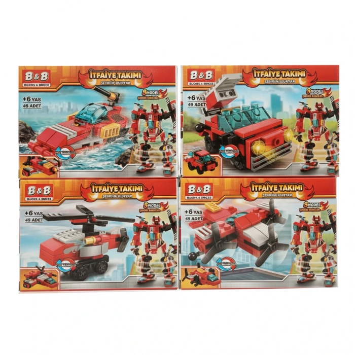 BİRLİK 8616-1-2-3-4-5-6-7 İTFAİYE TAKIMI 8 MODEL (72)