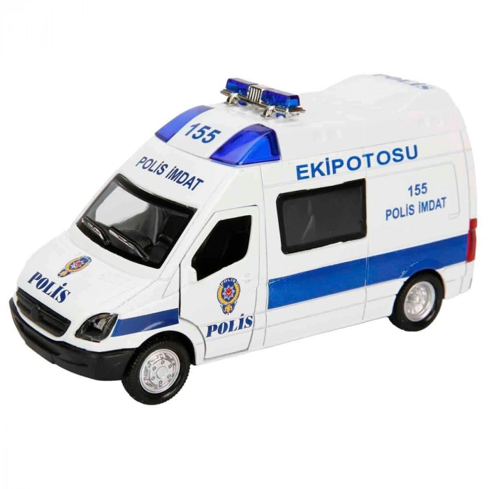 BİRLİK FY5058SB-12D IŞIKLI METAL ÇEK BIRAK POLİS EKİP OTOSU