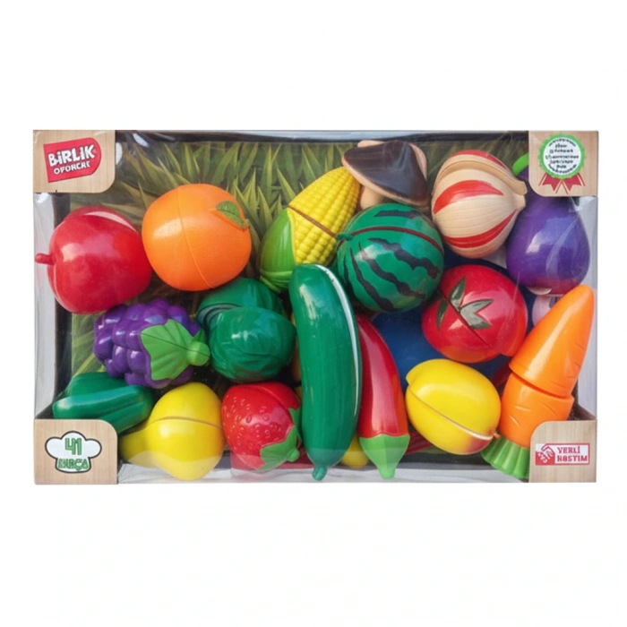 BİRLİK URT007-KUTU-3 41 PCS KESİLEBİLEN MEYVE&SEBZELER MAN (18)