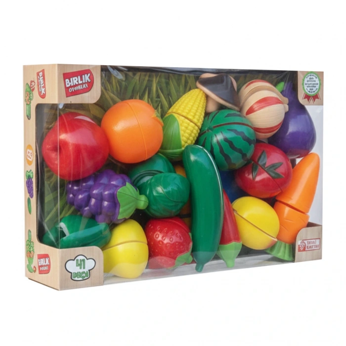 BİRLİK URT007-KUTU-3 41 PCS KESİLEBİLEN MEYVE&SEBZELER MAN (18)