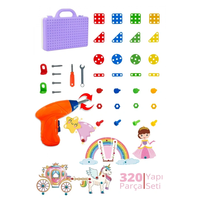 BİRLİK URT014-006 3D STEAM EĞİTİCİ MATKAP SETİ UNİCORN (24)