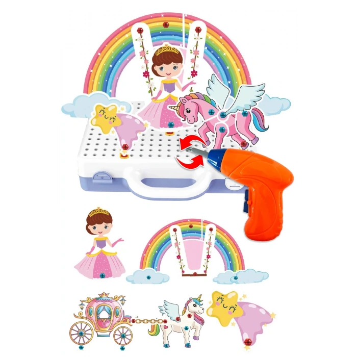 BİRLİK URT014-006 3D STEAM EĞİTİCİ MATKAP SETİ UNİCORN (24)