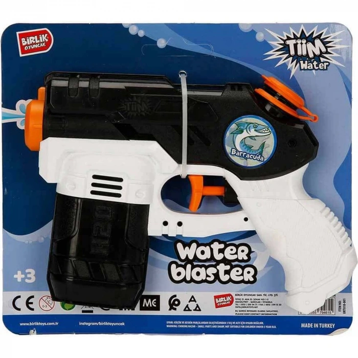 BİRLİK URT018-001 TİİM WATER BLASTER BARACUDA ORTA BOY SU TABANCASI (96)