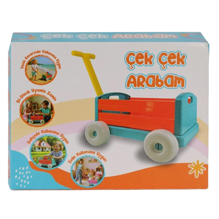 BİRLİK-URT046-001 ÇEK ÇEK ARABAM(TURUNCU)
