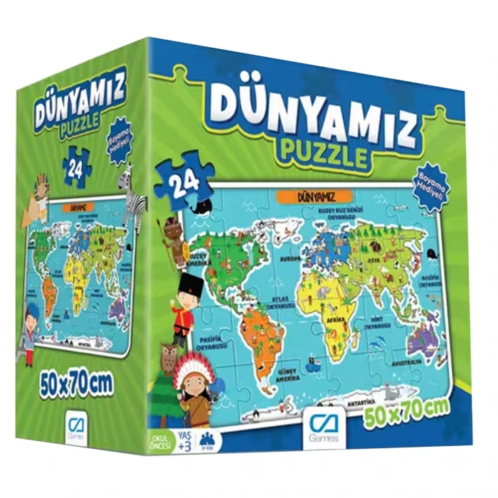 CA.5025 DÜNYAMIZ EĞİTİCİ PUZZLE