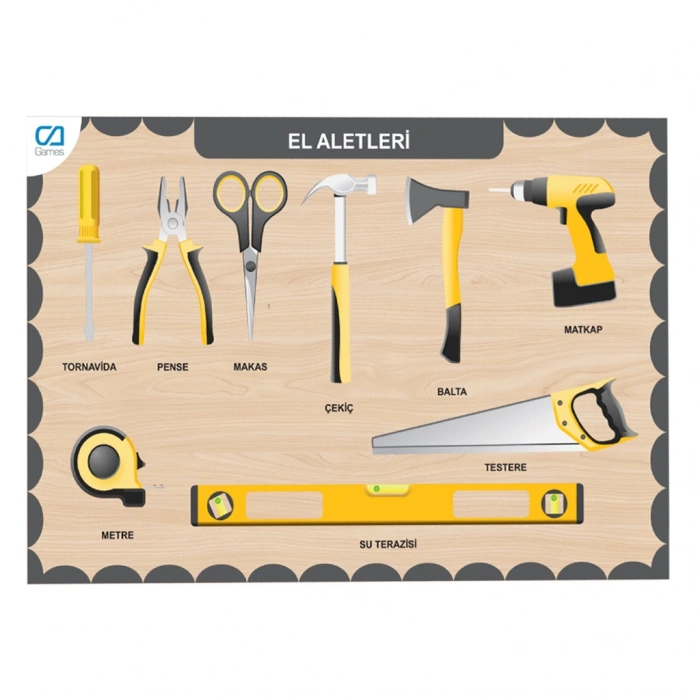 CA CAAHS-3210 CA GAMES AHŞAP EL ALETLERİ BUL-TAK