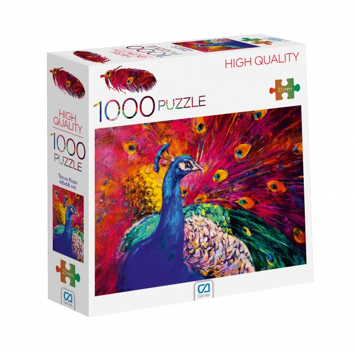 CA PUZZLE CA100-7035 TAVUS KUŞU 1000 PARÇA