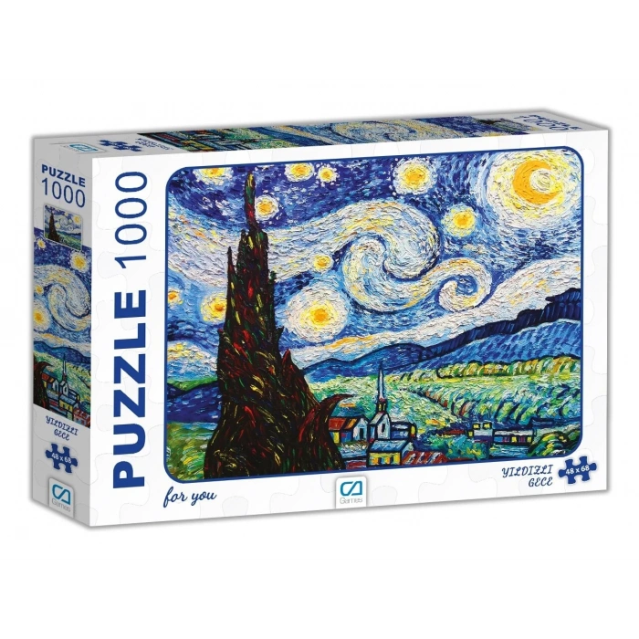 CA PUZZLE CA1000-7005 GAMES YILDIZLI GECE 1000 PUZZLE