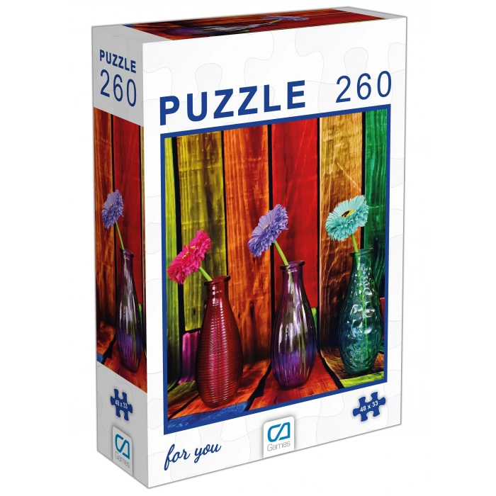 CA PUZZLE CA260-6006 ÇİÇEKLER PUZZLE 260 PARÇA