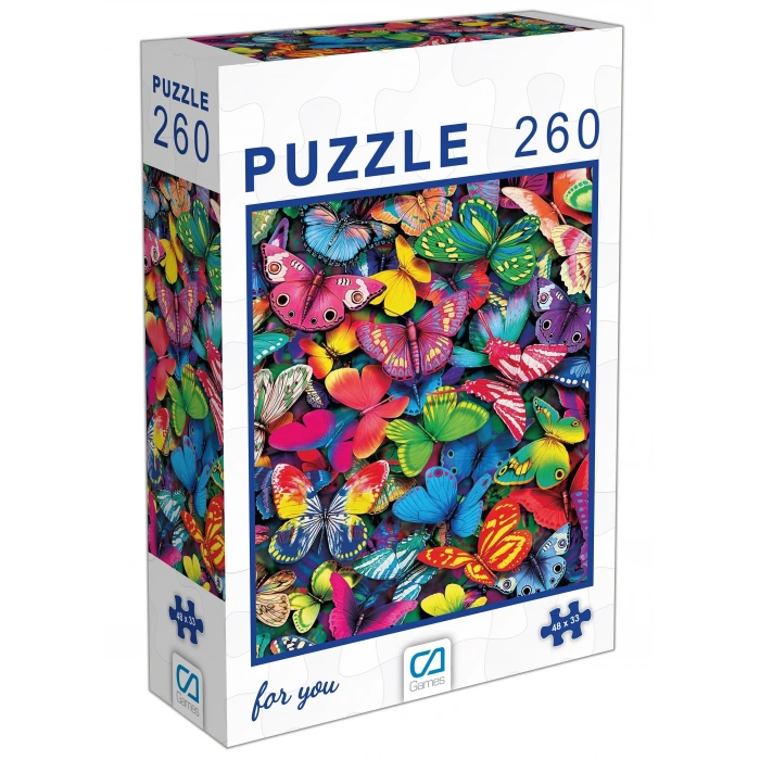 CA PUZZLE CA260-6007 KELEBEKLER PUZZLE 260 PARÇA