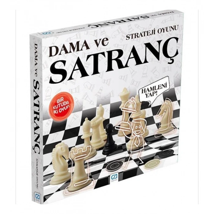 CA PUZZLE CA.5188 DAMA VE SATRANÇ KUTULU OYUN
