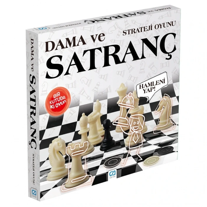 CA PUZZLE CA.5188 DAMA VE SATRANÇ KUTULU OYUN